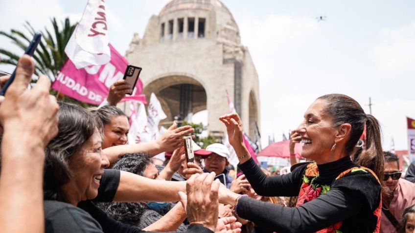 Claudia Sheinbaum convoca a hacer realidad a "la primera presidenta de México"