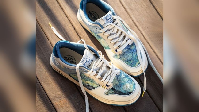 ¿Tenis inspirados en Van Gogh? consigue estos sneakers y ten el outfit más original entre tus amigos amantes del arte