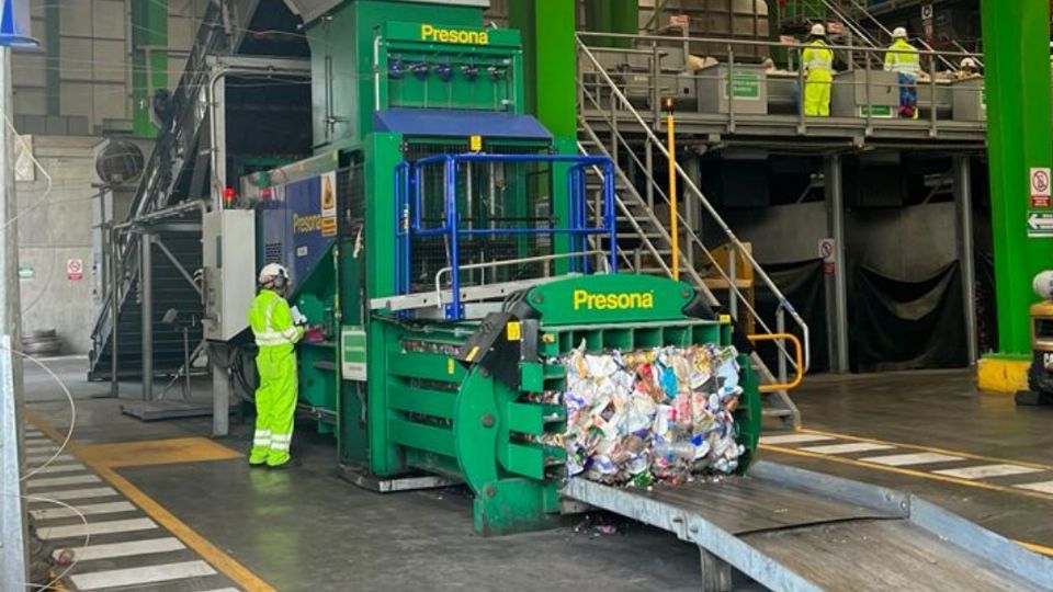 Los residuos llegan a las plantas de tratamiento en la CDMX.