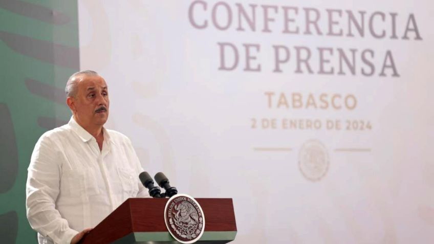 Gobernador de Tabasco destaca disminución en más del 50% de la mayoría de los delitos