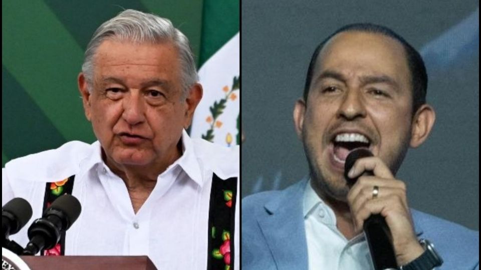 Presidente Andrés Manuel López Obrador y Marko Cortés