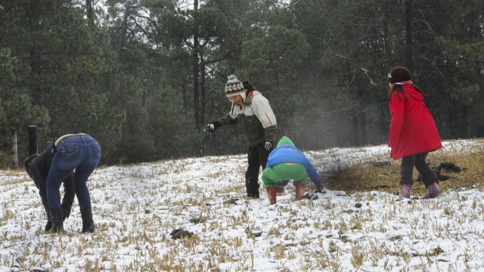 Se espera caída de nieve en al menos cuatro estados del país para este lunes.