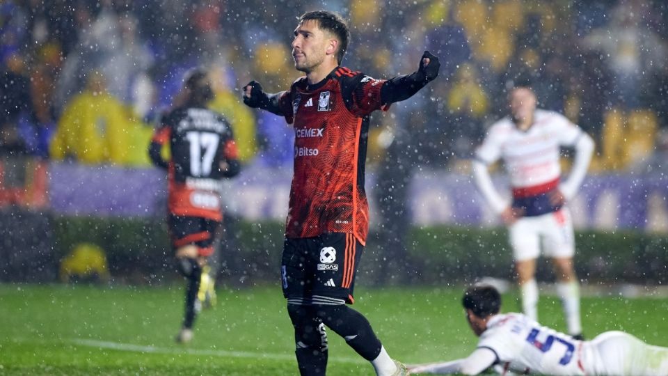 Tigres cerró la cuenta, al 90+ 4’, con Luis Quiñones quien recibió en contragolpe un pase de Oziel Herrera