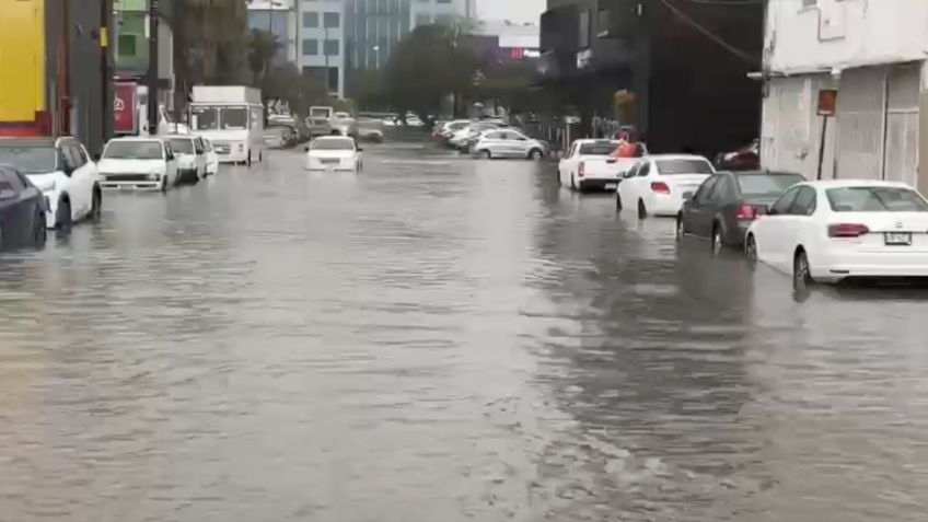 Fuertes lluvias provocan inundaciones y accidentes en Baja California