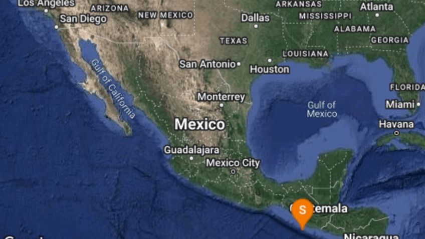 Sismo de magnitud 4.8 se registra en Ciudad Hidalgo, Chiapas