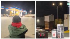 VIDEO: Niños se emocionan y lloran al encontrarse con jirafa Benito en una gasolinera