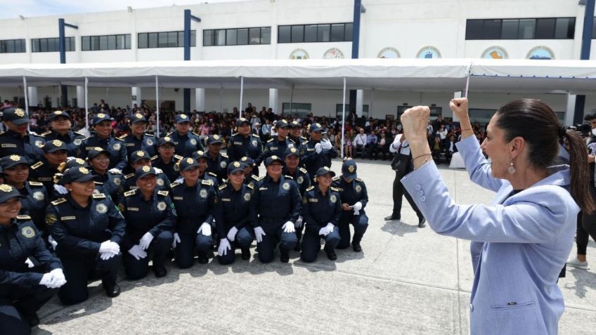 Claudia Sheinbaum destaca su trabajo en la CDMX: "Creamos a la mejor policía del país"