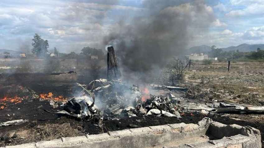 Tres personas murieron en el choque de una avioneta que se desplomó en Nayarit