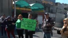 Manifestantes bloquean colonia La Palma tras pasar 8 meses sin recibir agua