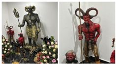 Catean casa en la colonia Morelos; encuentran droga y un altar dedicado a Satanás