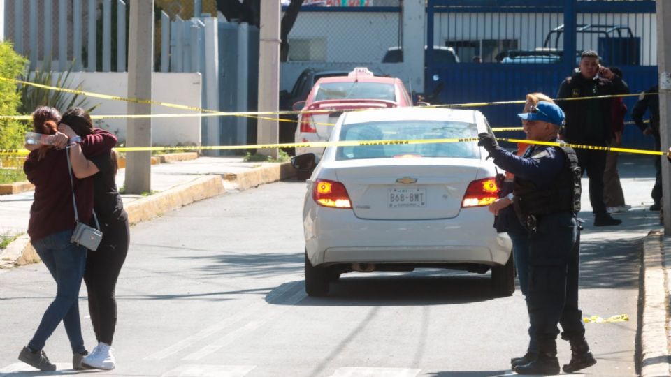 Elementos de la Policía capitalina acordonaron el área.