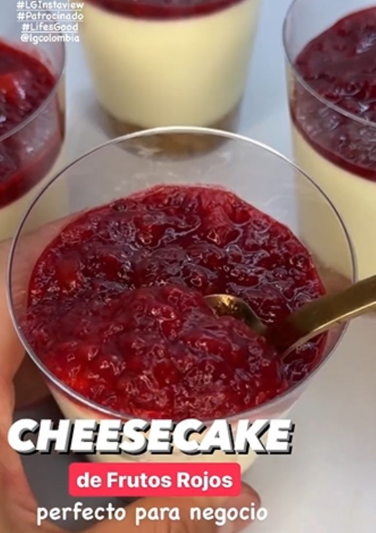 Cheesecake frutos rojos