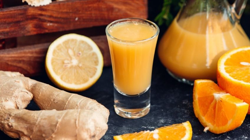 El jugo de naranja y jengibre para el hígado graso