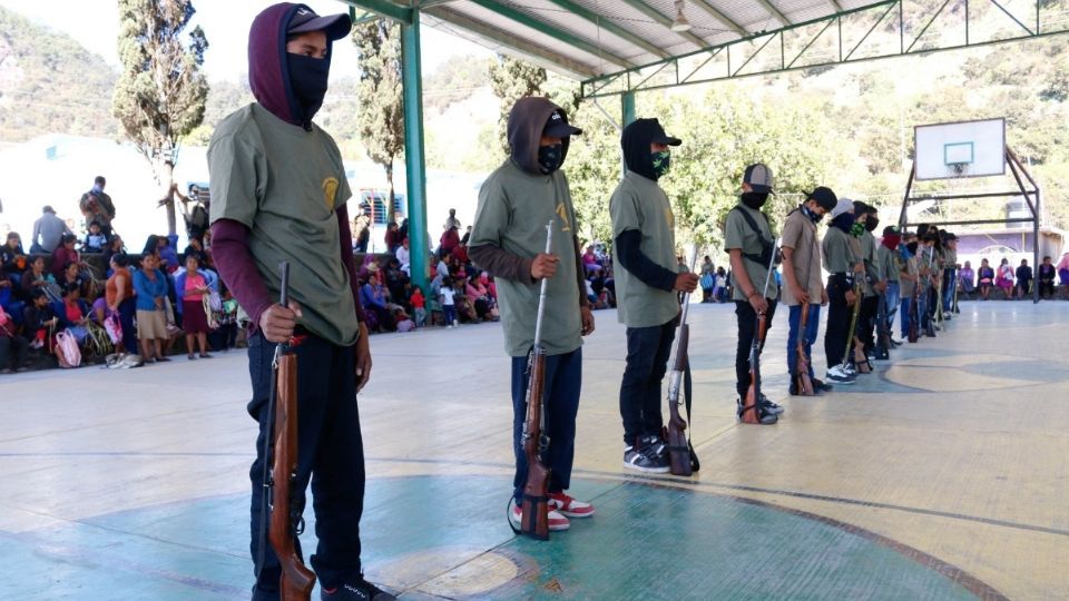 Niños armados en Guerrero