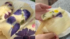 Tamales coquette: prepáralos desde casa con flores comestibles y con pocos ingredientes