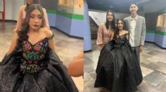 Quinceañera llega a su fiesta en el Metro de la CDMX y sorprende a usuarios | VIDEO