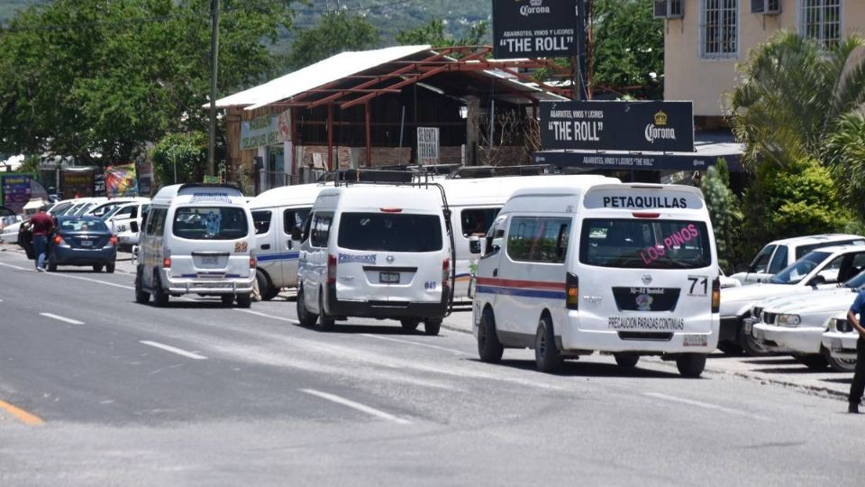 El transporte público en Taxco se reanudó hoy.