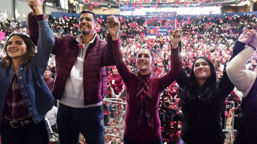 "Anhelo regresarle al pueblo de México lo que me dio": Claudia Sheinbaum inicia el 2024 junto a militantes y simpatizantes de Cuauhtémoc, Chihuahua