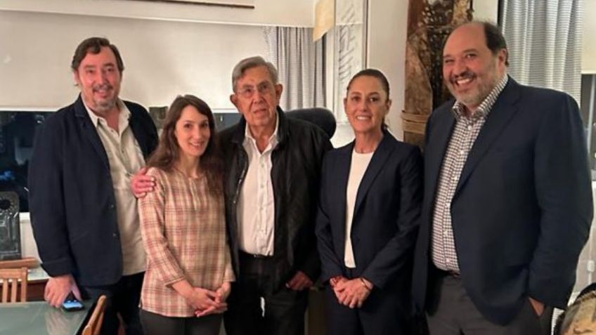 Claudia Sheinbaum sostiene reunión con Cuauhtémoc Cárdenas