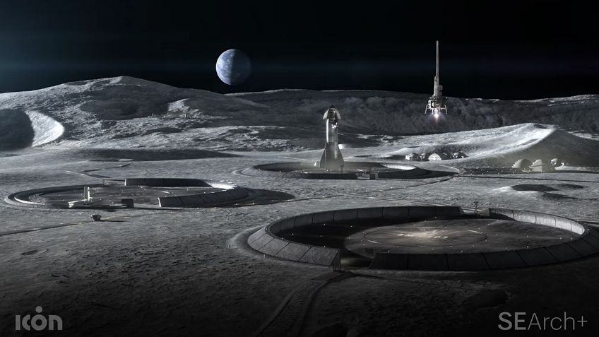 La NASA planea hacer colonias en la Luna y Marte con casas impresas en 3D