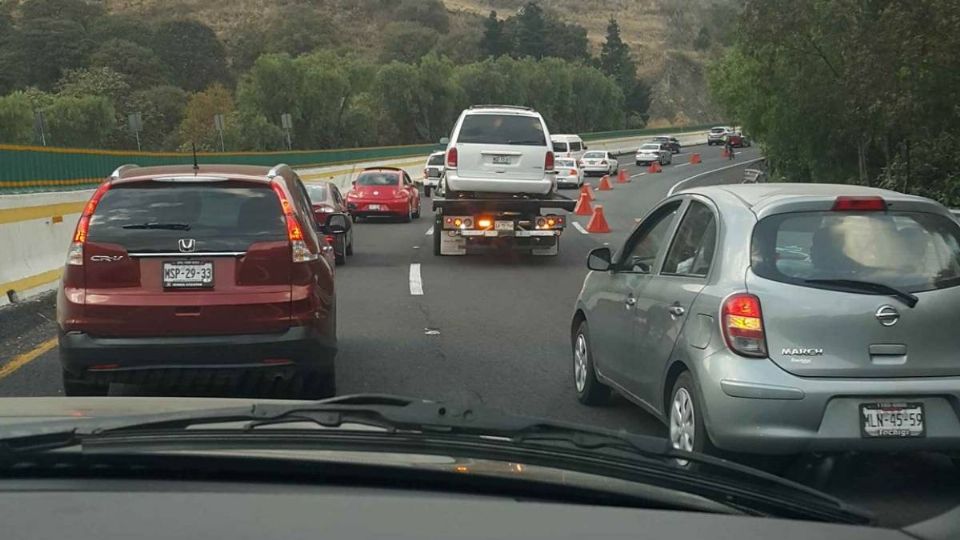 La autopista México-Cuernavaca cerrará este jueves 1 de febrero.