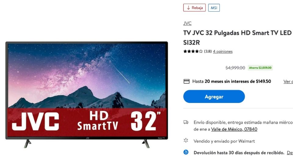 Estos descuentos están solo disponibles al comprar en línea y es probable que en tiendas físicas el precio sea diferente