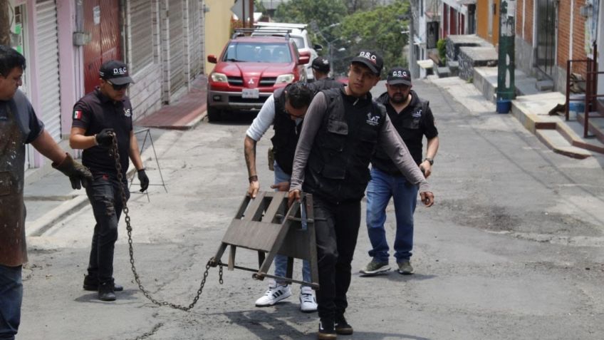 Tlalpan continuará con programa para liberar las calles de obstáculos como botes, huacales y rocas