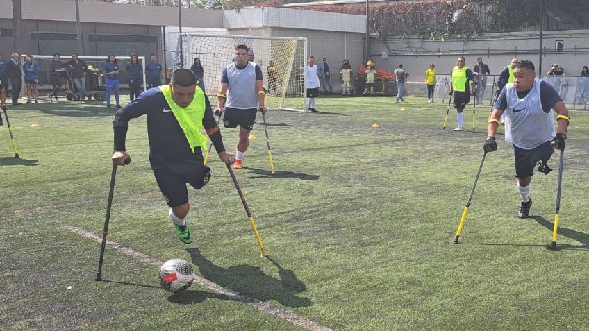 Club América presenta su equipo de amputados