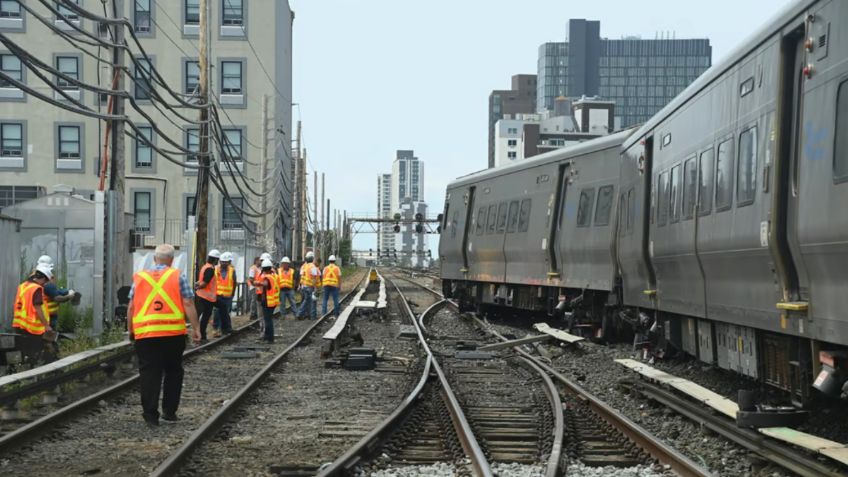 Choque de trenes en Nueva York deja 8 personas heridas