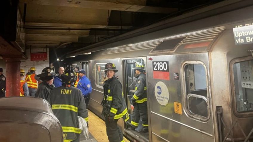 VIDEOS: así fue el choque de dos trenes del Metro de Nueva York que dejó 24 heridos