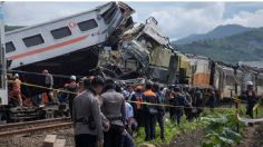 Tragedia en Indonesia: al menos 4 personas murieron en fuerte choque de trenes