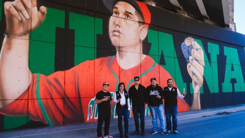 El mural fue elaborado por el artista urbano Mode Orozco.