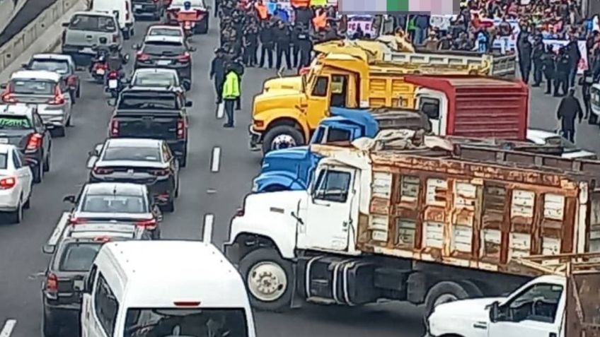 Bloqueo en Periférico Norte por la liberación de un presunto abusador sexual de menores