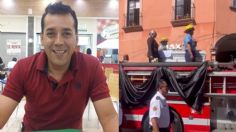 Entre aplausos, honores y sirenas, así despidieron a Felipe Jiménez, bombero asesinado el domingo en Guanajuato