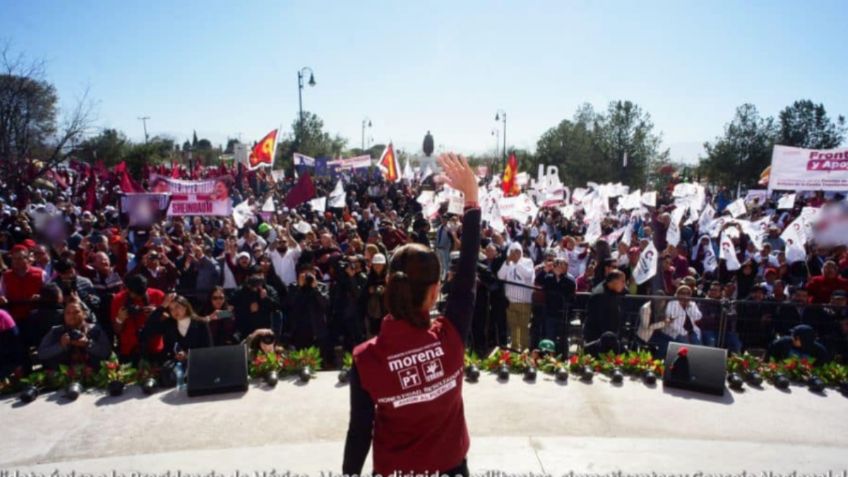 Claudia Sheinbaum cerrará sus recorridos de precampaña en Veracruz