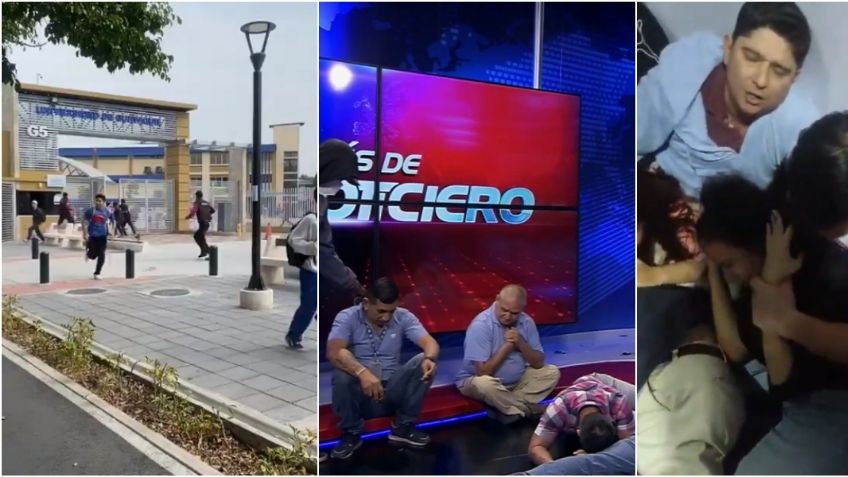 VIDEOS: Ecuador vive momentos de pánico tras el asalto a la TV y otros ataques a establecimientos