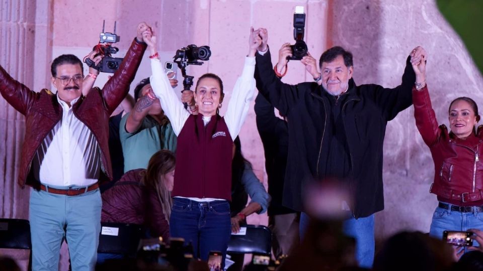 Rocío Corona Nakamura y Carlos Lomelí, precandidatos al Senado de la República, coincidieron en que Claudia Sheinbaum es la persona indicada