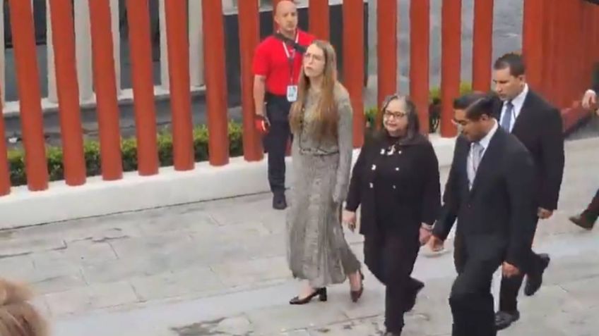 Norma Piña arriba a ceremonia de posesión de Claudia Sheinbaum