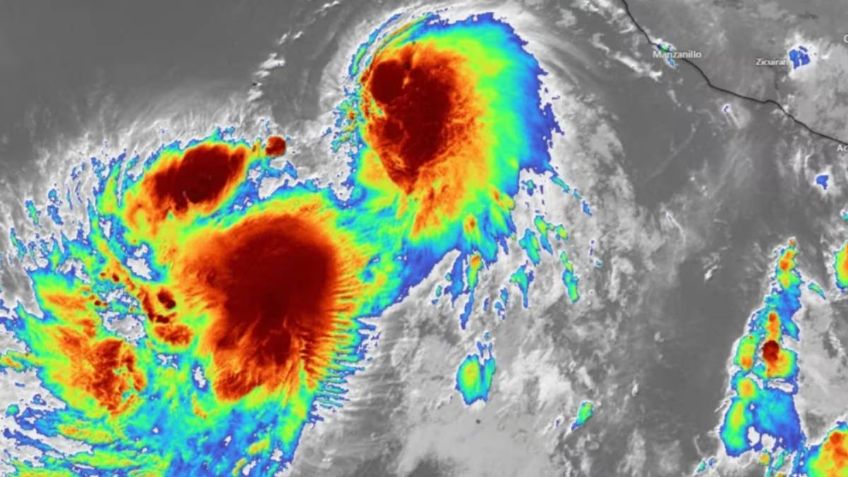 Ciclón Kristy y Lane, a punto de evolucionar frente a playas mexicanas: ¿qué estados afectarán? MAPA