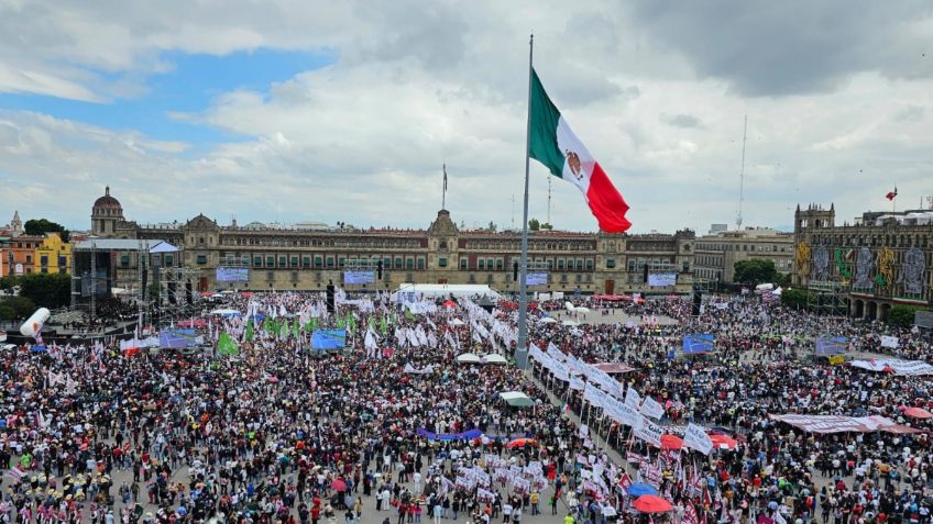 Arriban invitados especiales, funcionarios y gobernadores con Claudia Sheinbaum a Palacio Nacional