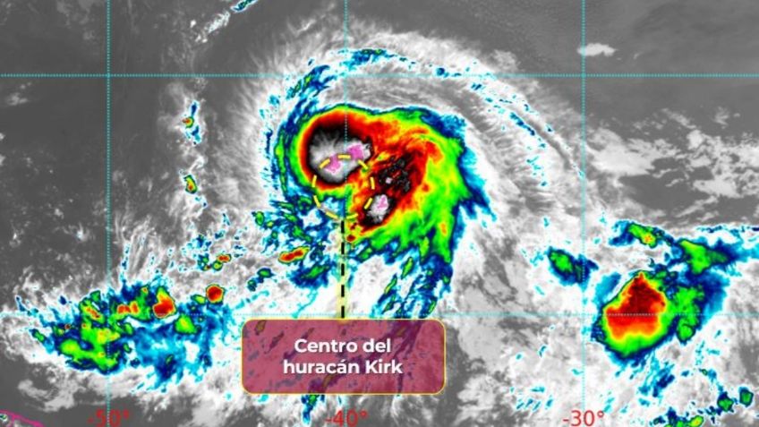 Tormenta tropical Kirk se intensifica a huracán categoría 1: ¿es un peligro para México?