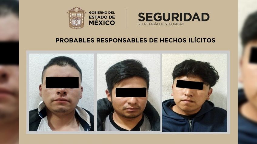 ¡Con las manos en las chelas! Caen tres integrantes de banda dedicada al robo a tiendas