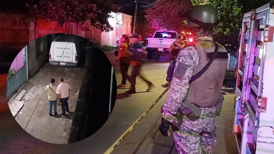 Momentos del ataque con arma de fuego en Veracruz