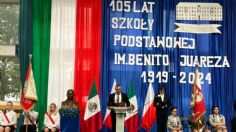 Secretaría de Relaciones Exteriores conmemora 105 Aniversario de la Escuela Primaria Benito Juárez en Varsovia