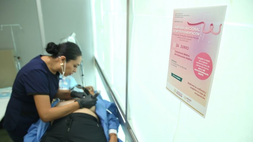 Issste ofrece micropigmentación de areola-pezón para todas las mujeres que superaron cáncer