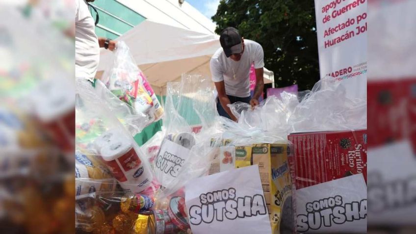 Trabajadores de Tamaulipas envían solidaridad y víveres para Guerrero tras el paso del huracán "John"