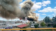 Incendio consume instalaciones de televisora potosina en huelga