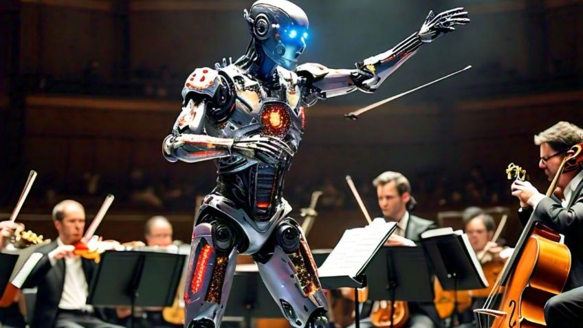 VIDEO: Robot sorprende al dirigir una orquesta en Alemania