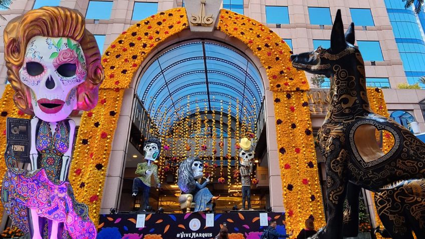 Marquis, el hotel mexicano que enamoró Reforma en la CDMX por su decoración del Día de Muertos dedicada a la Época de Oro