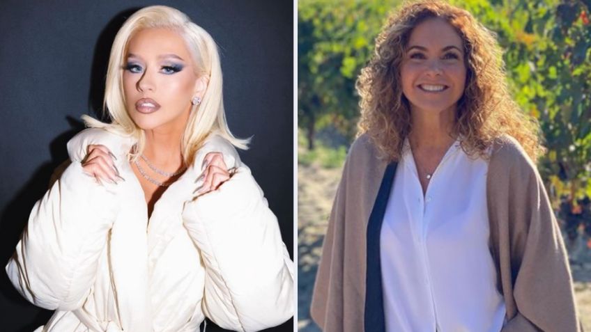 El día que Christina Aguilera se declaró fan de Lucero, así fue su sorpresivo encuentro